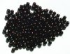 200 4mm Dark Bronze Round Glass Pearl Beads